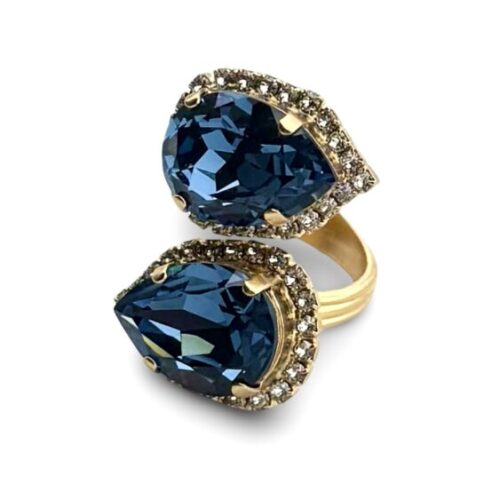 Double Bliss Ring Denim Blue