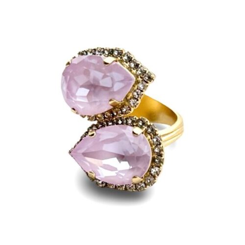 Double Bliss Ring Lavender Delite