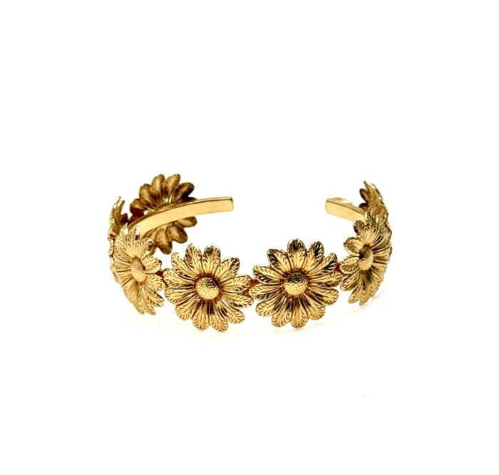 Gold Flower Bracelet
