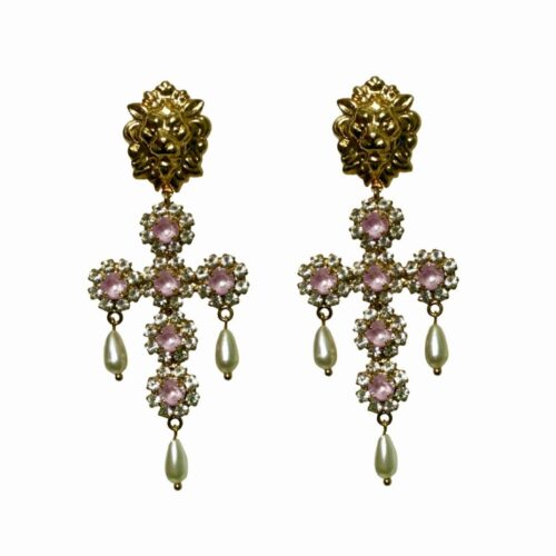 Petites Fleurs Cross Soft Pink