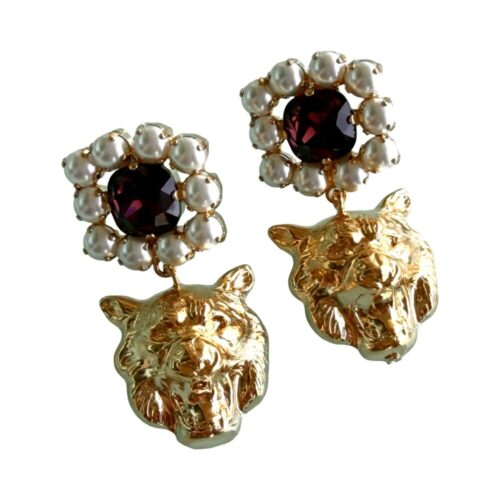 Loco Margarita Tigress Pearls Burgundy