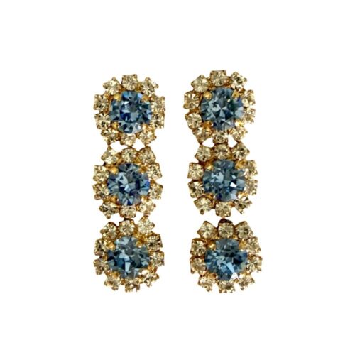 Petites Fleurs Trio Light Sapphire